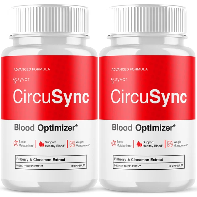Circusync Natural Blood Sugar Support Supplement Bottle